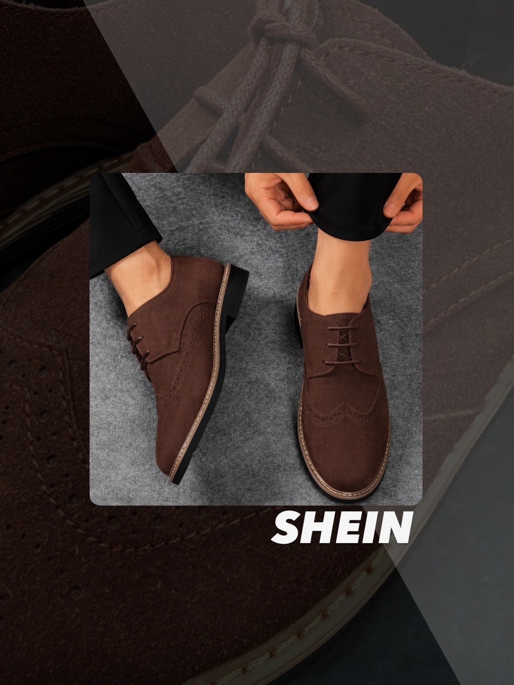 NWOT Shein Wingtip Derby Shoes